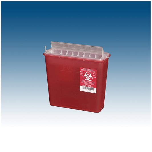 Container, 5 Qt, Red, 10/bx, 2 bx/cs (30 cs/plt) (Item is on allocation. Supplie may be limited or there may be longer than normal lead times)