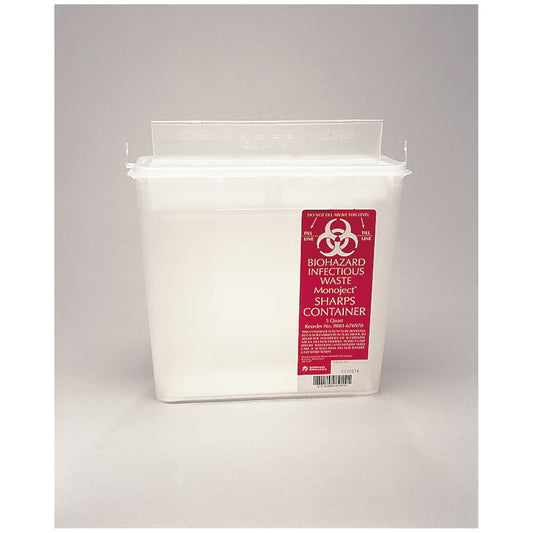 Container, 5 Qt, Clear, 10/bx, 2 bx/cs (20 cs/plt) (Item is on allocation. Supplie may be limited or there may be longer than normal lead times)