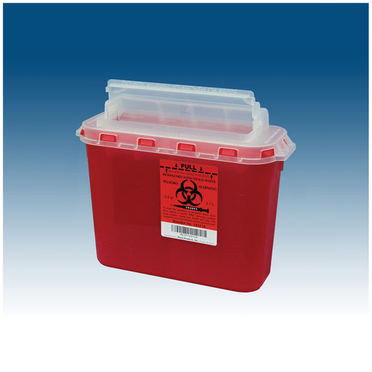 Container, 5.4 Qt, Red, 10/bx, 2 bx/cs (Item is on allocation. Supplie may be limited or there may be longer than normal lead times)
