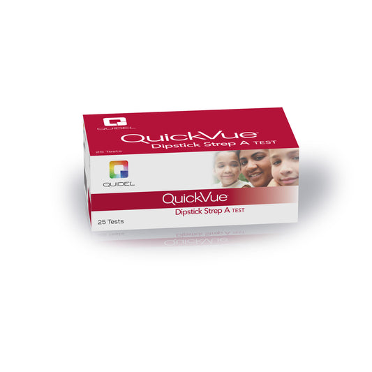 Dipstick Strep A Test, CLIA Waived, 50 test/kit (Item is Non-Returnable)