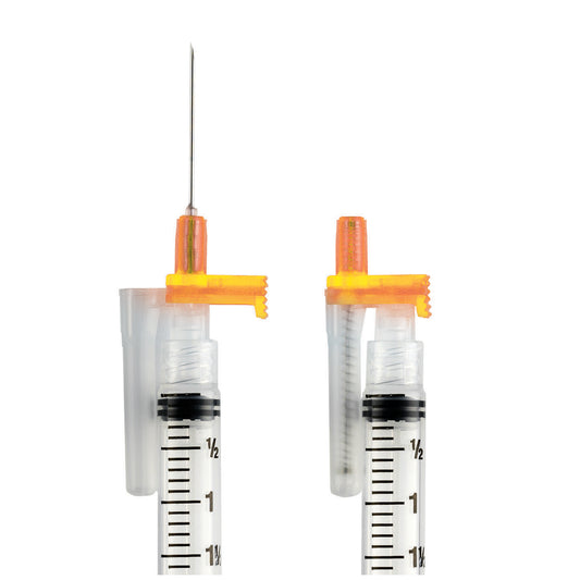 General Purpose Syringe, 3ml, Individual Pack, Luer Lock Tip, Luer Guard Safety, 100/bx, 8 bx/cs