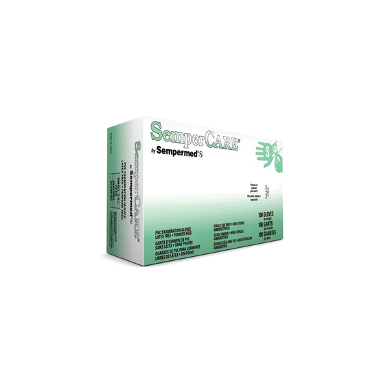 Exam Glove, Vinyl, Smooth, Small, Powder Free , Beaded Cuff, Ambidextrous, 100/bx, 10 bx/cs (PF) (60 cs/plt)
