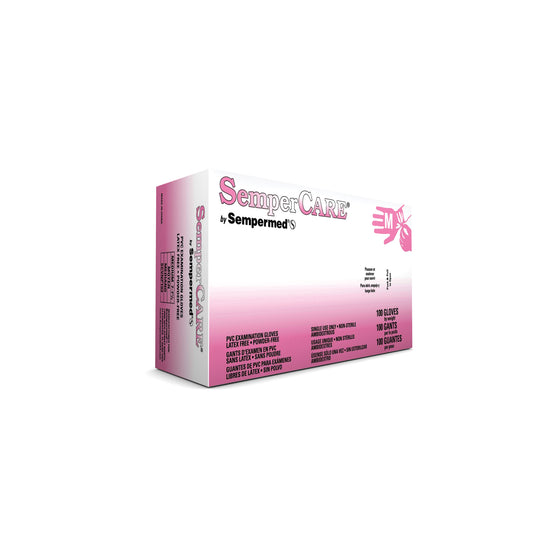 Exam Glove, Vinyl, Smooth, Medium, Powder Free , Beaded Cuff, Ambidextrous, 100/bx, 10 bx/cs (PF) (60 cs/plt)