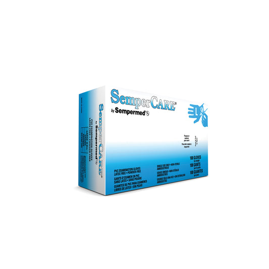 Exam Glove, Vinyl, Smooth, Large, Powder Free , Beaded Cuff, Ambidextrous, 100/bx, 10 bx/cs (PF) (70 cs/plt)