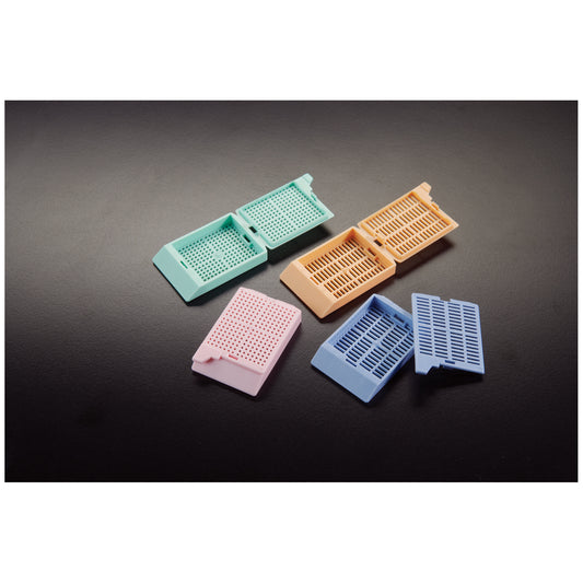Embedding Cassette & Lid, Aqua, 500/bx, 3 bx/cs
