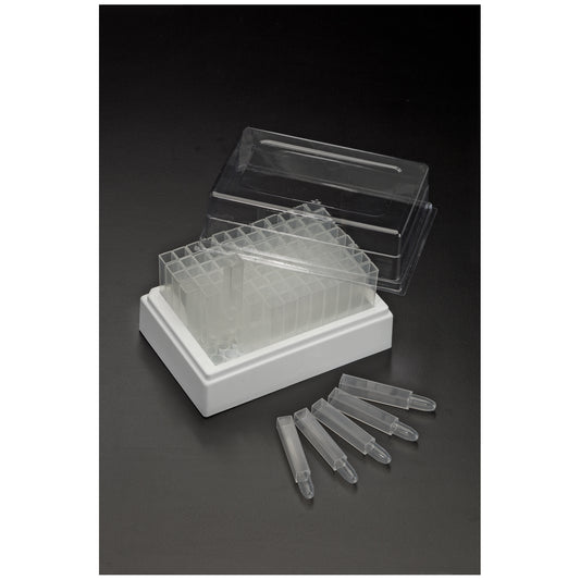 96-Well Storage Rack & Tubes, Non-Sterile, 10/cs