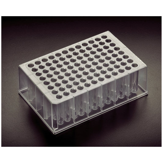 Deep Well Plate, Round Bottom, 1.2mL, Polystyrene, Not DMSO Resistant; only with stands 3000g, 4/pk, 6 pk/cs
