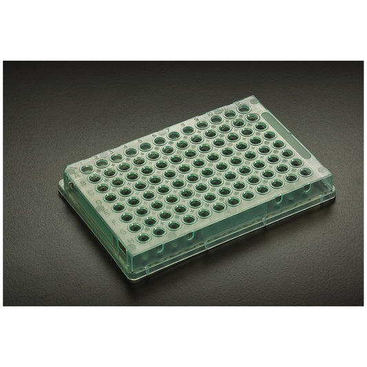 96 Thin Walled PCR Plate, 0.2mL, Green, 10/bg, 10 bg/cs
