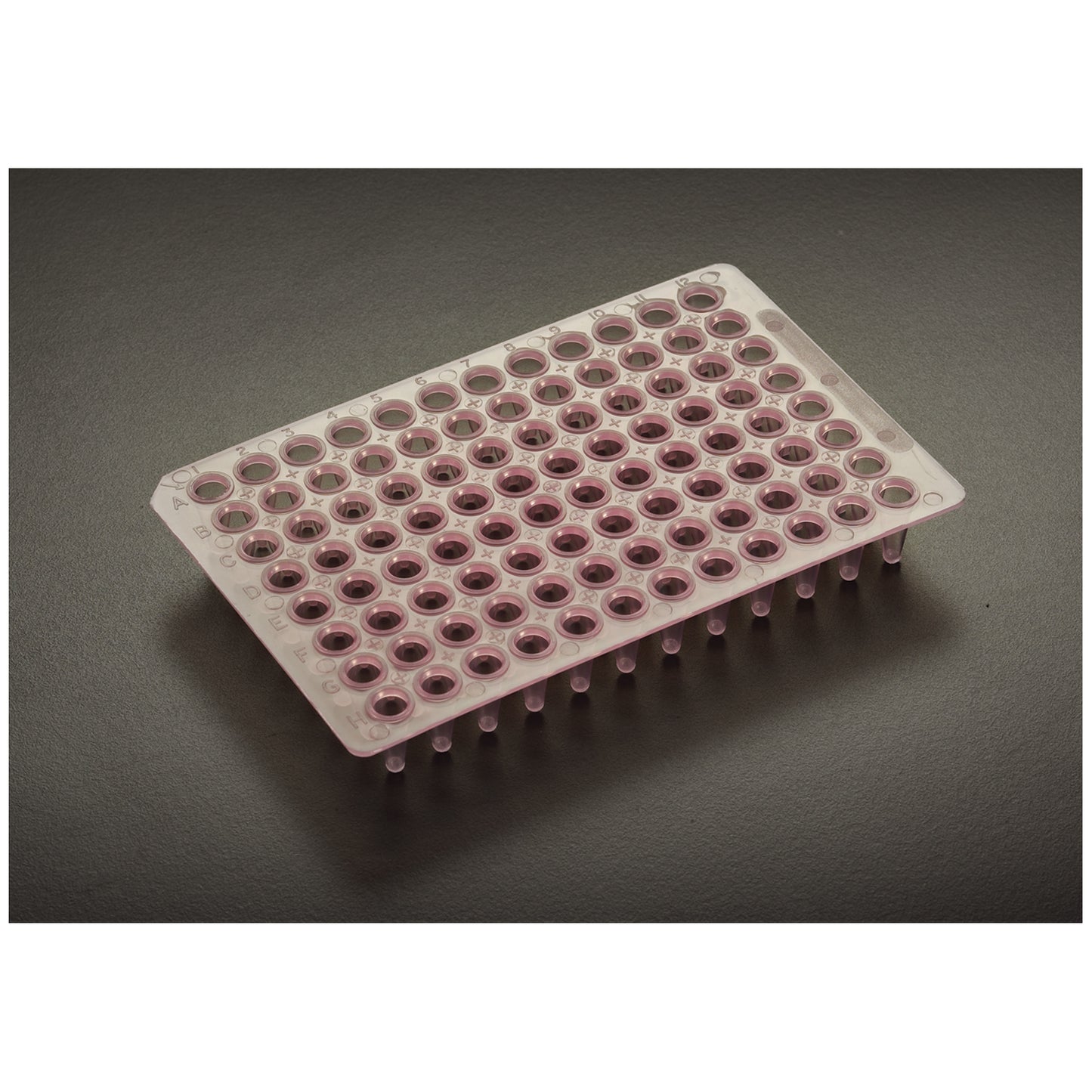 96 Thin Walled PCR Plate, 0.2mL, Pink, 10/bg, 10 bg/cs