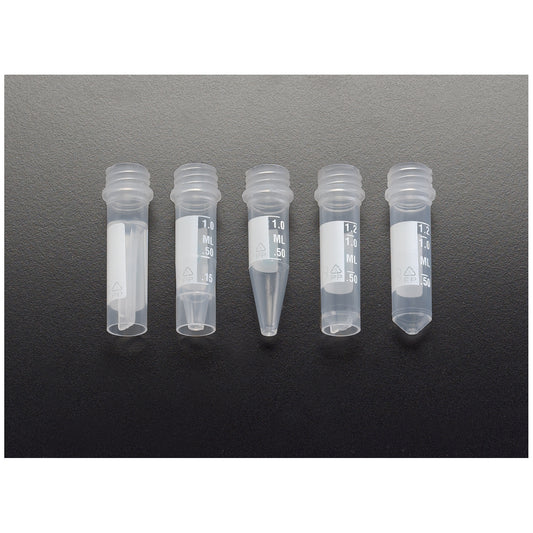 1.5mL Graduated Tube, Conical Bottom, White Marking Area For Sample ID, 1000/cs (Limited Quantities Available when Ordering)