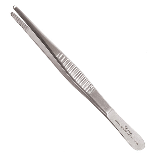 Dressing Forcep, Serrated, Straight 6"