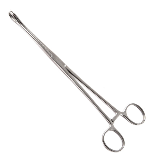 Foerster Sponge Forceps, 9-1/2", Straight, Serrated, 25/cs