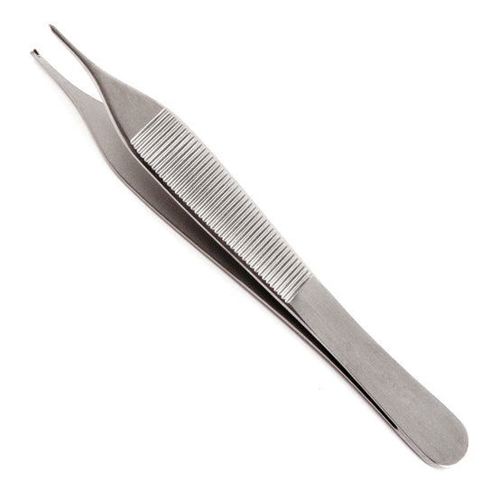 Adson Tissue Forceps, 4-3/4", Econo, Sterile, 1x2 Teeth, 25/cs