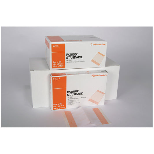 Central Film Dressing, 4" x 5" Tape Handles, 50/bx, 4 bx/cs