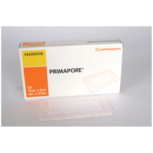 Central IV Adhesive Dressing, 6" x 3 1/8", 20/pkg, 10 pkg/cs