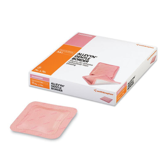 Dressing, 5" x 5", Gel Adhesive Hydrocellular Foam with Border, 10/bx, 4 bx/cs (125 cs/plt)