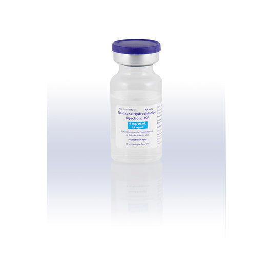 Naloxone Injection USP 4mg/10mL 10/ctn (AK Narcan®) (Rx) (Product is Non-Returnable)