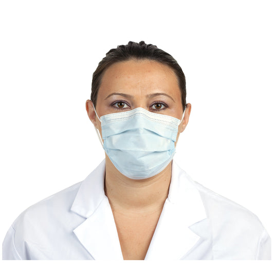 Ear Loop Mask, Blue, 40/bx