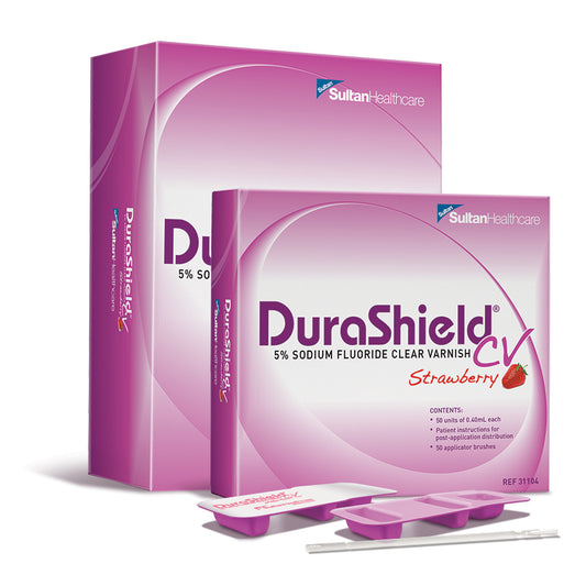 Fluoride Varnish, .4mL Unit Dose, Strawberry, Includes: 50 Ultrabrush 2.0, 50/bx