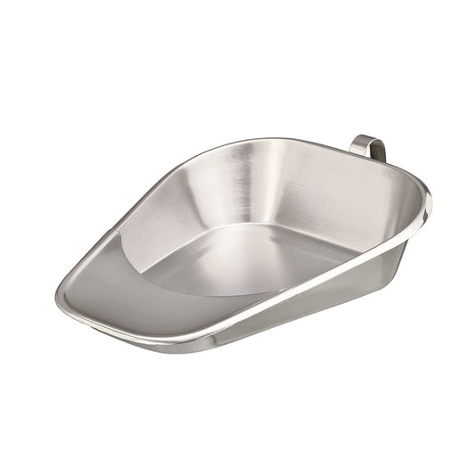Fracture Bedpan, 11 7/8" x 9.5" x 2 7/8", Stainless Steel