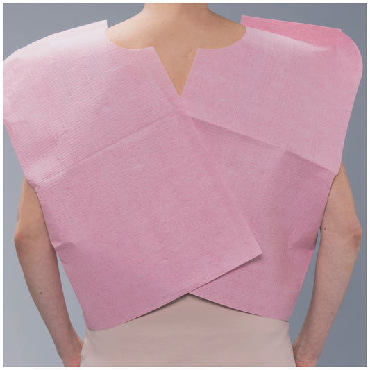 Exam Cape, 30" x 21", Mauve, T/P/T, 100/cs