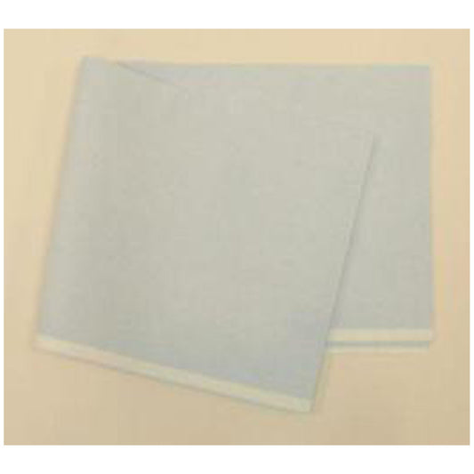 Drape Sheet, Tissue/ Poly, 40" x 90", Blue, 50/cs