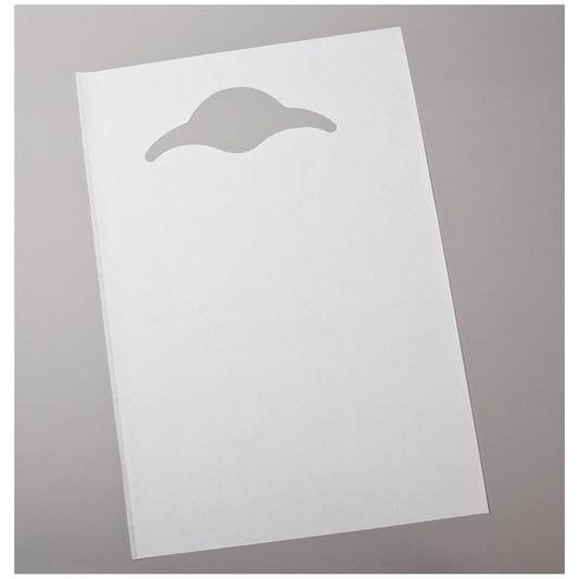 Bib, 18" x 30", Economy Slipover, White, 500/cs