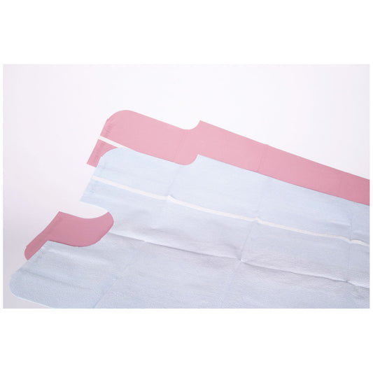Exam Gown, 30" x 42", Blue T/P/T, Front or Back Opening, 50/cs