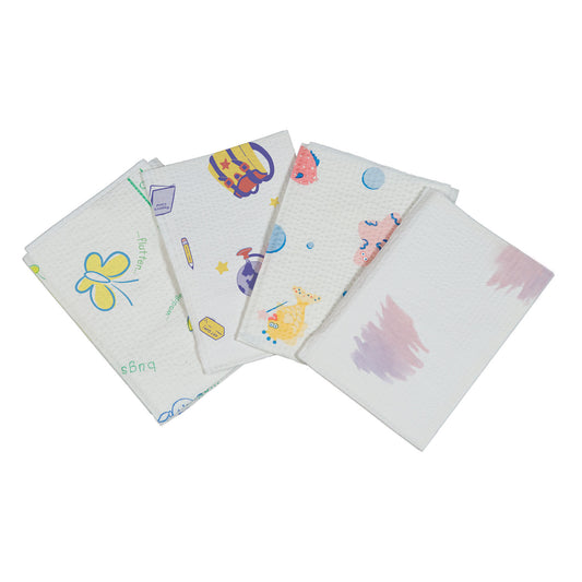 Bib, 10" x 13", 2-Ply + Poly, Pediatric Print, Bugs N Things, 250/cs
