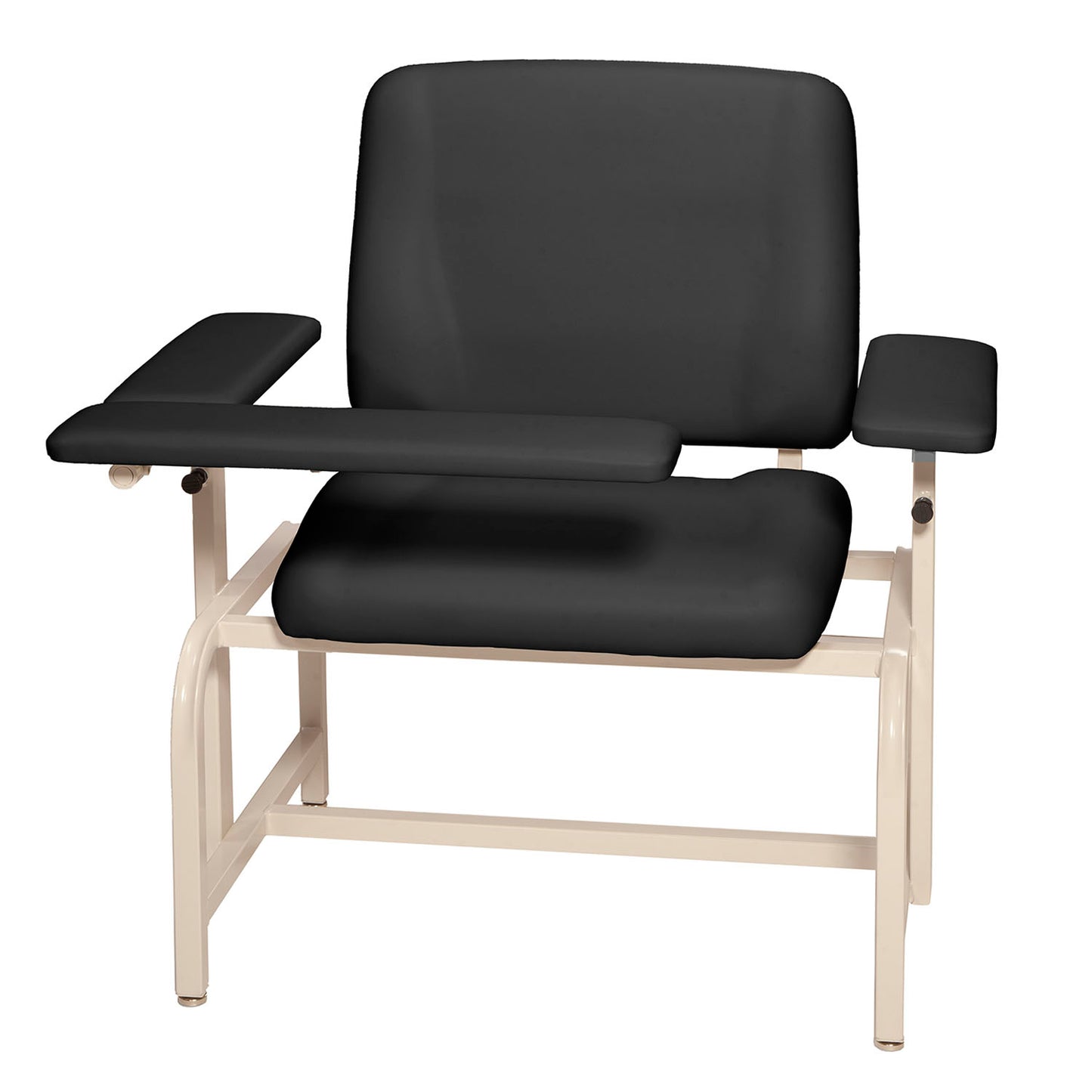 Bariatric Blood Draw Chair, 8690, with Seamless Upholstery, Padded, Flip-Up Height Adjustable Arm Board, Front Board, Heavy Duty Steel Frame, 750 lb Patient Weight Capacity, Side Tray Available as Accessory, Available in 8 Colors (DROP SHIP ONLY (340.2kg)