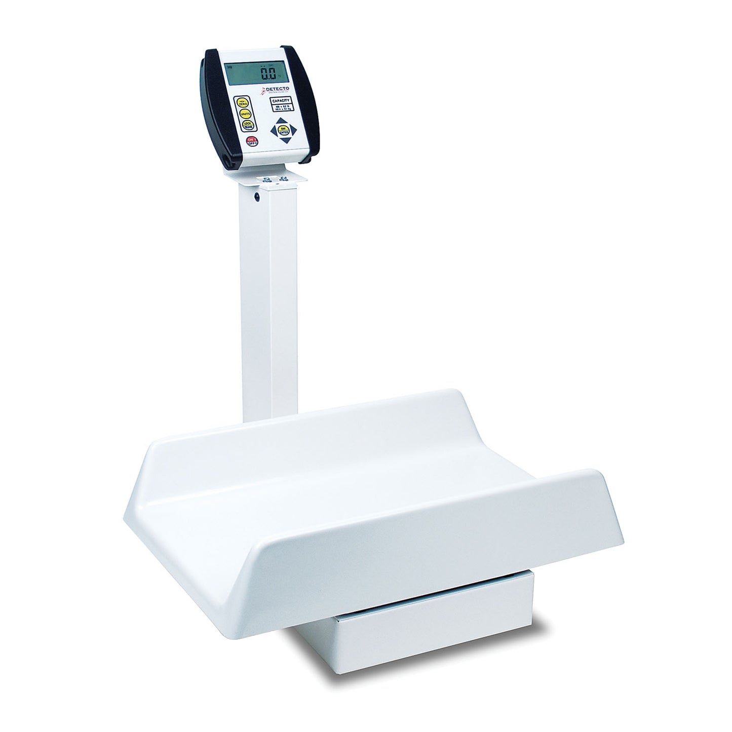 Baby Scale, Digital, Tray, 130 lb X .1 lb / 59 kg X .05 kg