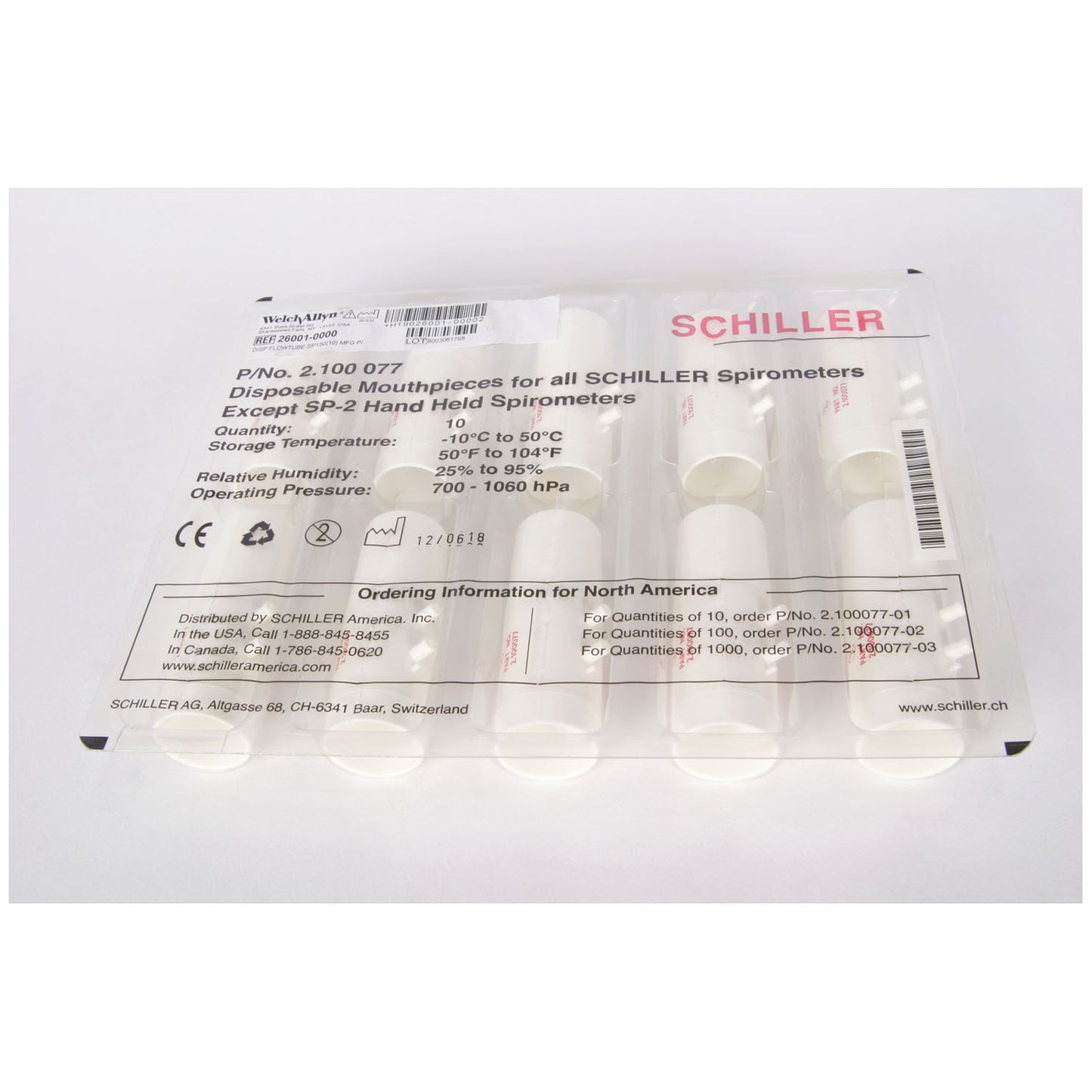Disposable Flow Tubes, SP-150/SP-160, 100/bx