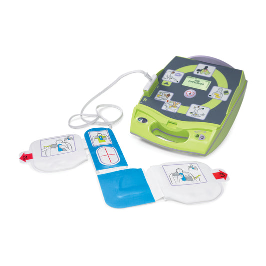 Fully-Automatic AED Plus with Medical Prescription, AED Cover, Plus RX Medical Prescription, CPR-D-Padz® Electrode, CR123a Batteries & Carry Case (10) (091220)